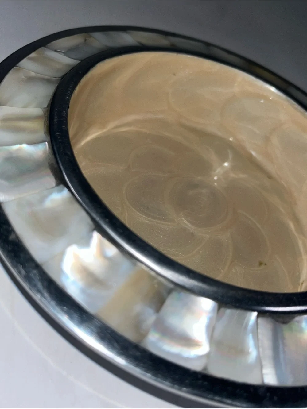Mother-of-Pearl Wine Coaster Julia Knight 6.5”