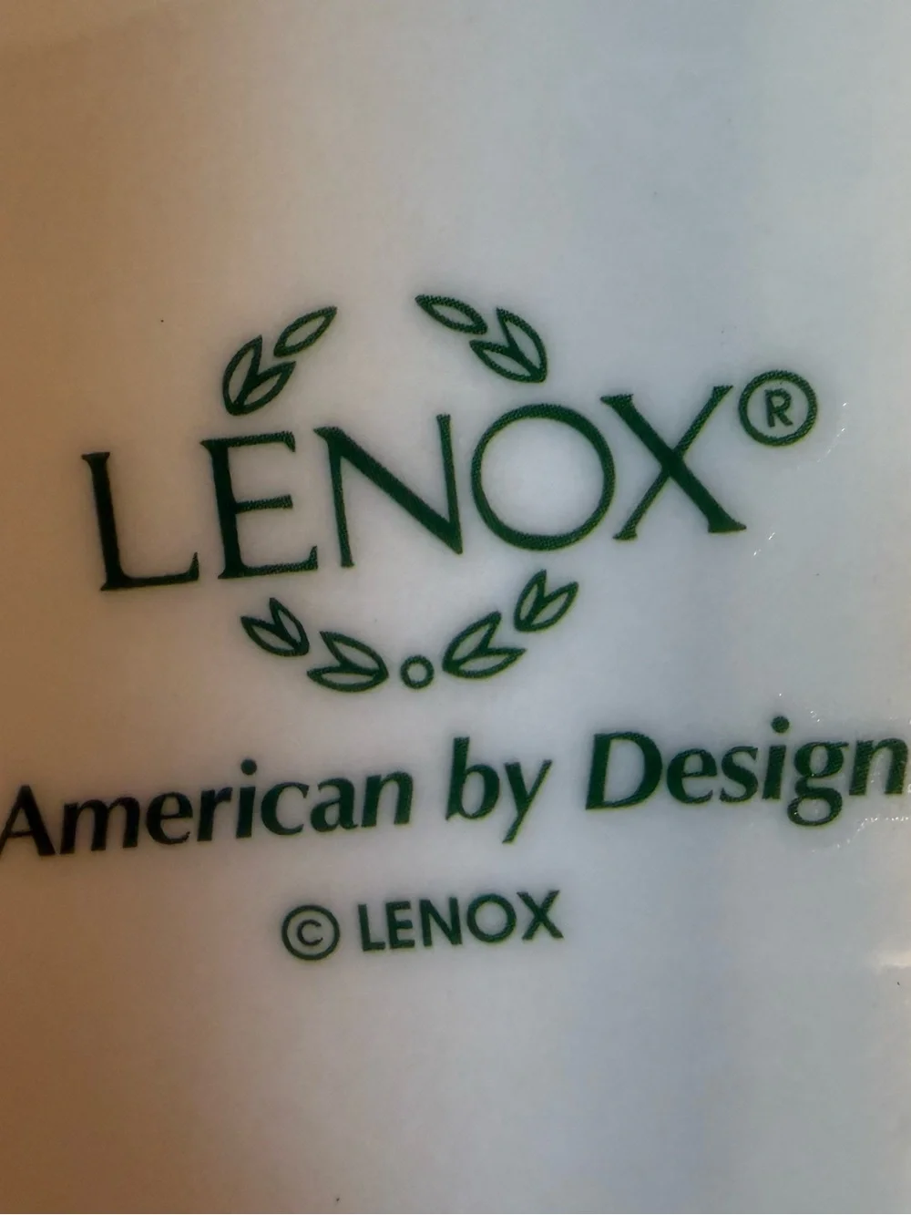 Lenox white ceramic