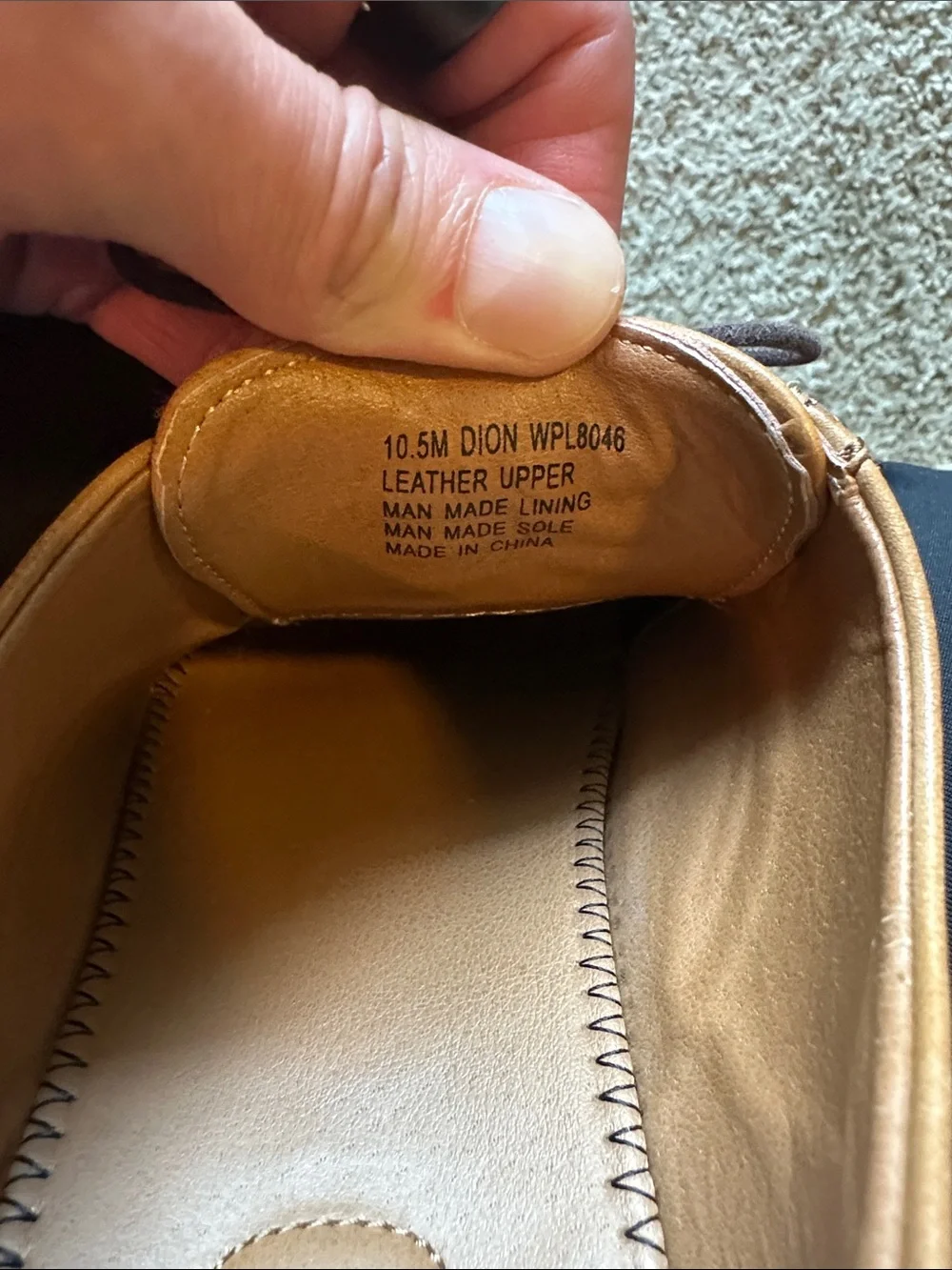 BarIII Tan Dress Shoes