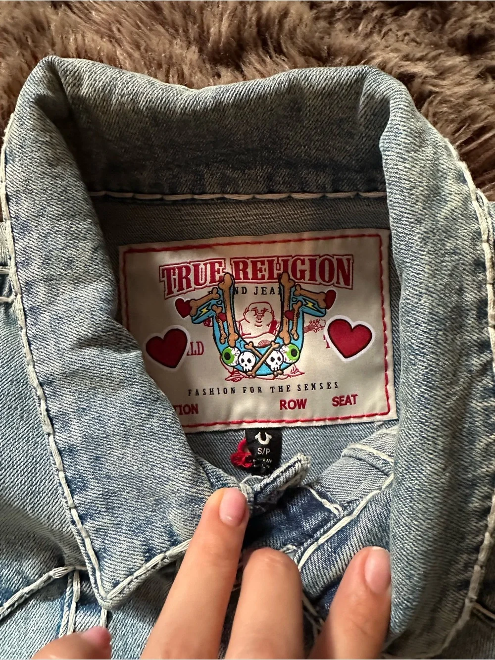True Religion classic button