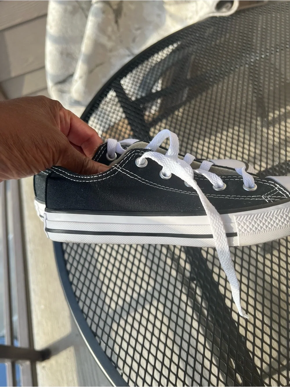 Converse black canvas