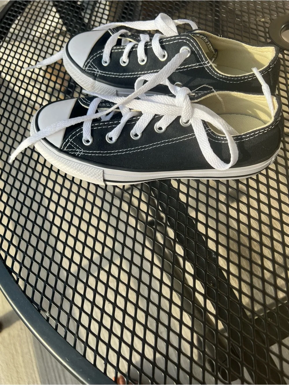 Converse black canvas