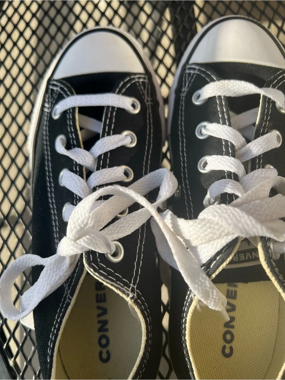Converse black canvas