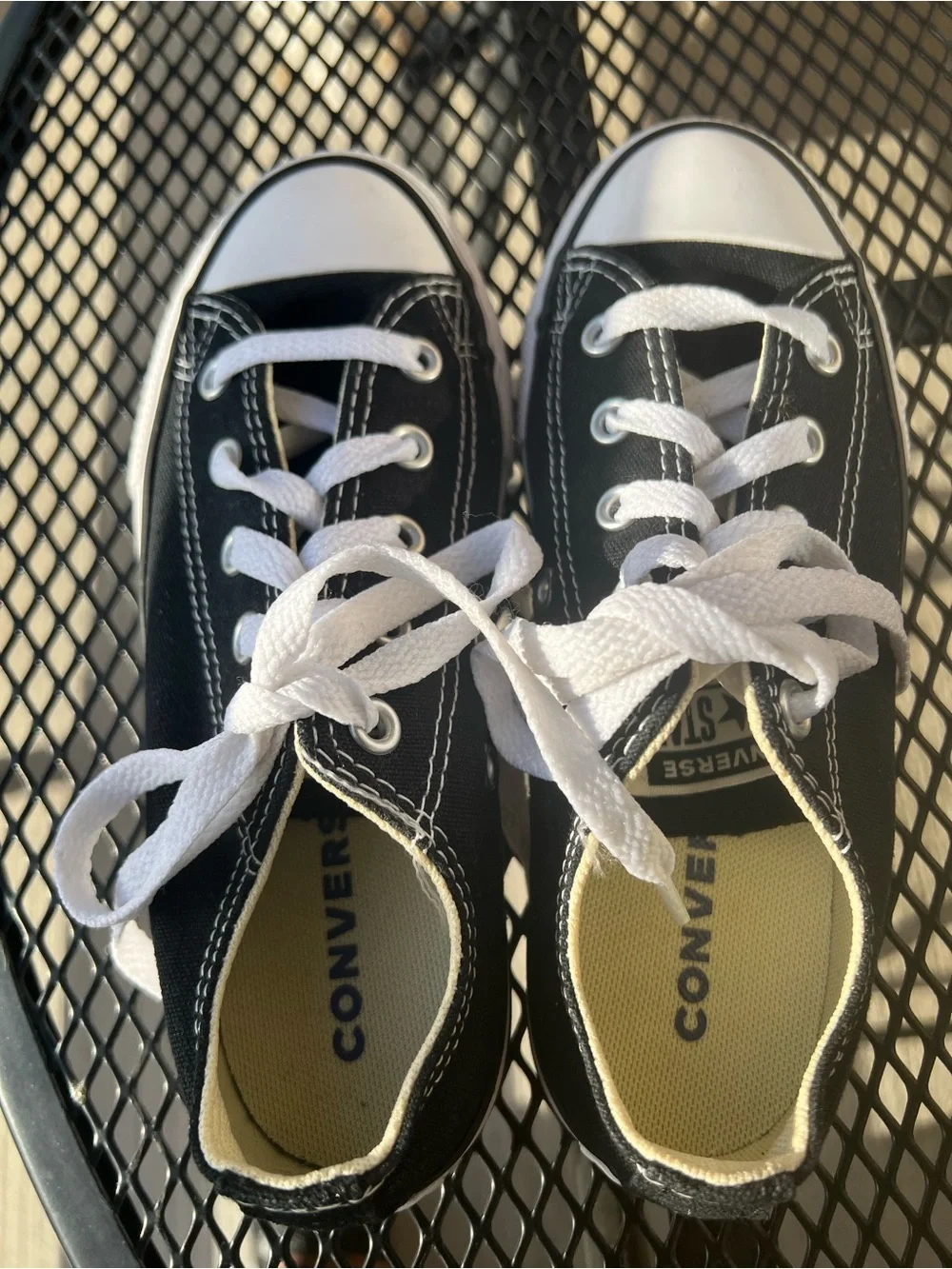 Converse black canvas