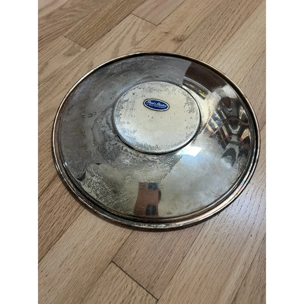 Reed & Barton Silverplate Round Serving Platter OS Silver