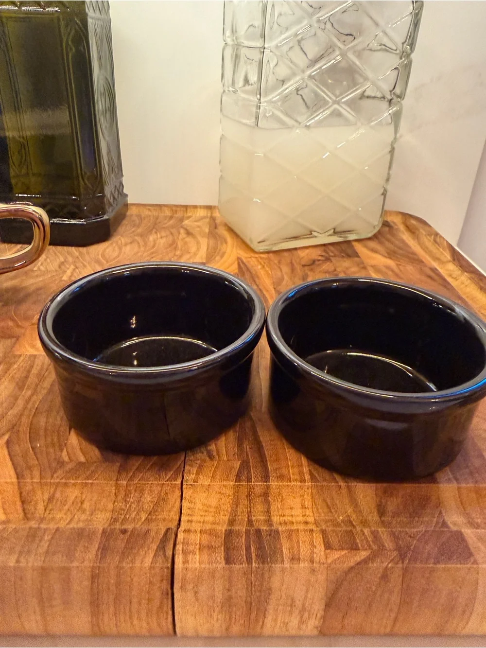Black Ceramic Ramekin Set - 2 Pack
