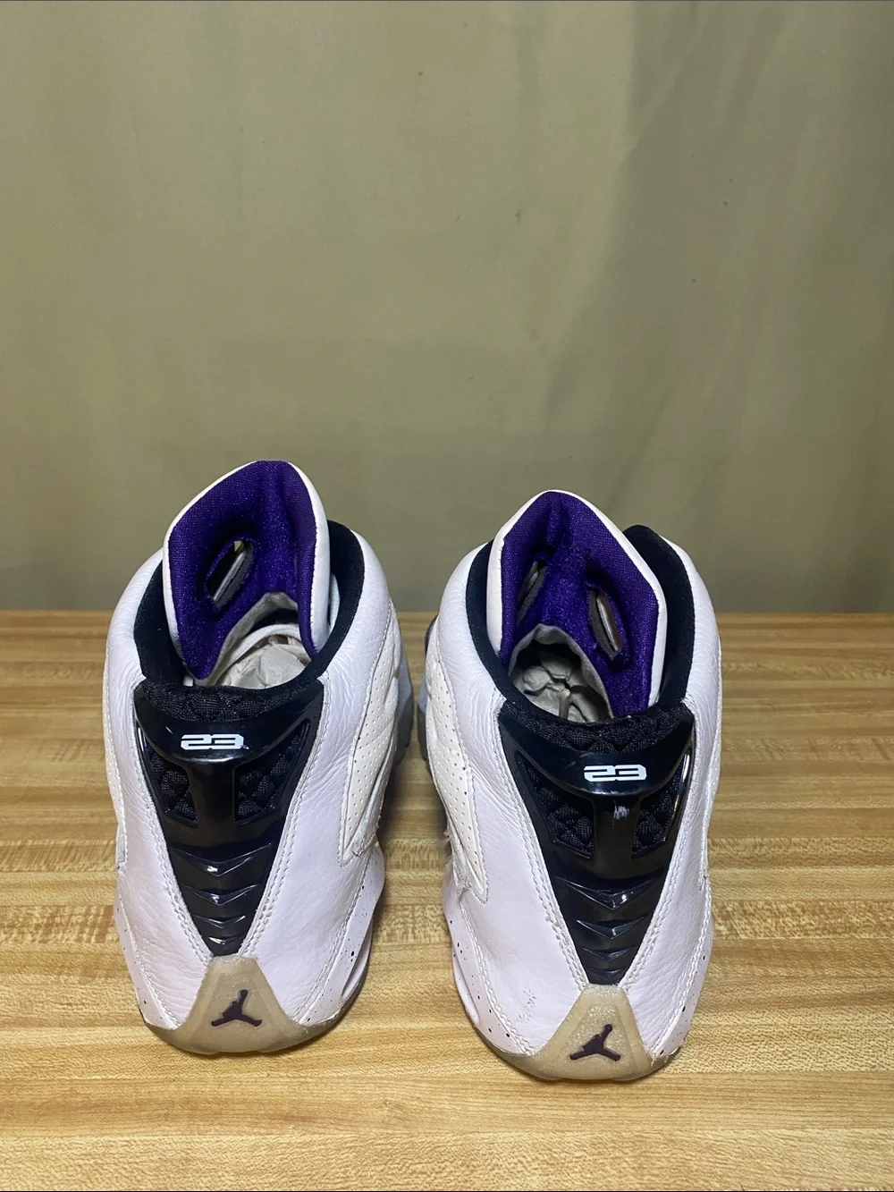 Nike Air Jordan B’Loyal White Court Purple Black 315317-115 Mens 11