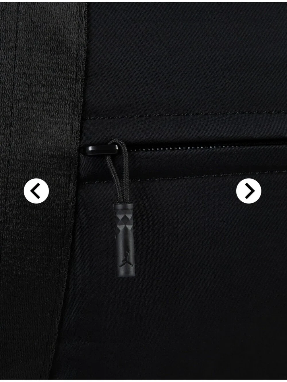 NWT Jordan Black Duffle Bag