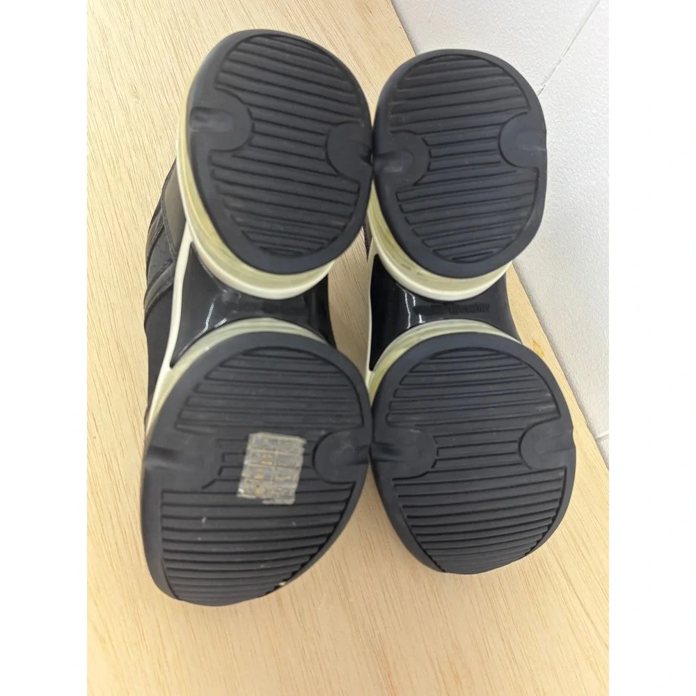 Michael Kors Olympia Extreme Black Bubble Platform Sneakers Womens 8M