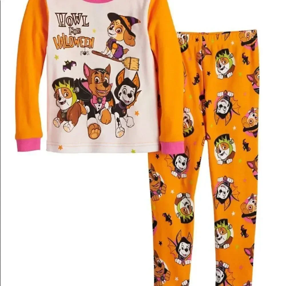 Paw Patrol Girls Size 4T Halloween Pajama Set