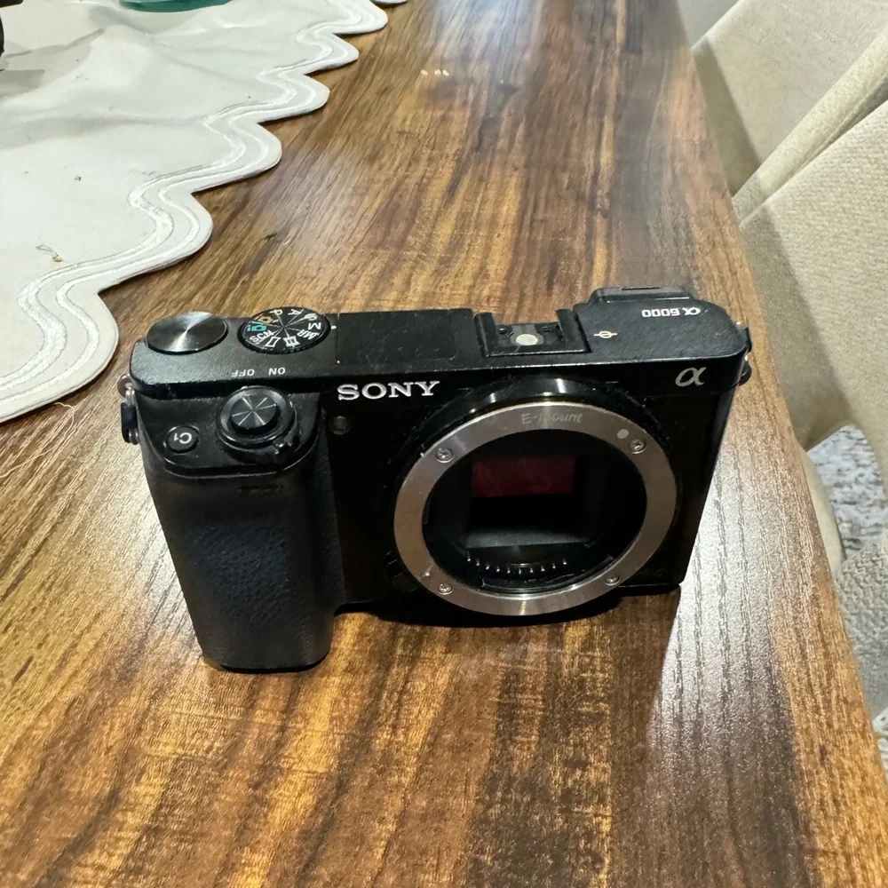 Sony Alpha a6000 Mirrorless Camera Body - Black
