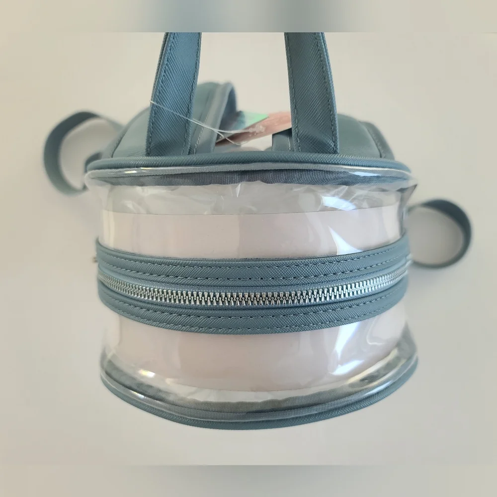 Under One Sky Clear Backpack Blue Trim