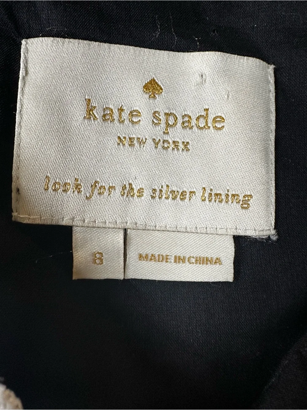 Kate Spade New York Black & White Lace Fit & Flare Midi Dress Size 8