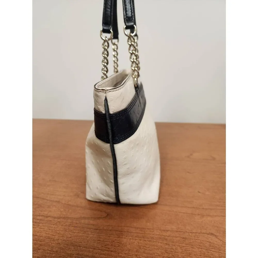 Kate Spade Black and Cream Shoulder Bag