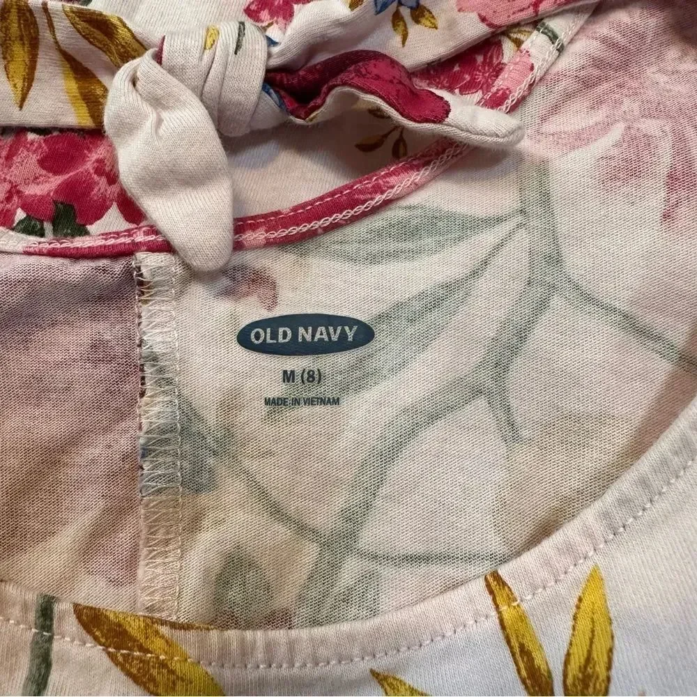 Old Navy Pink Floral Dress Flowers Summer Dress | Girls Size Medium