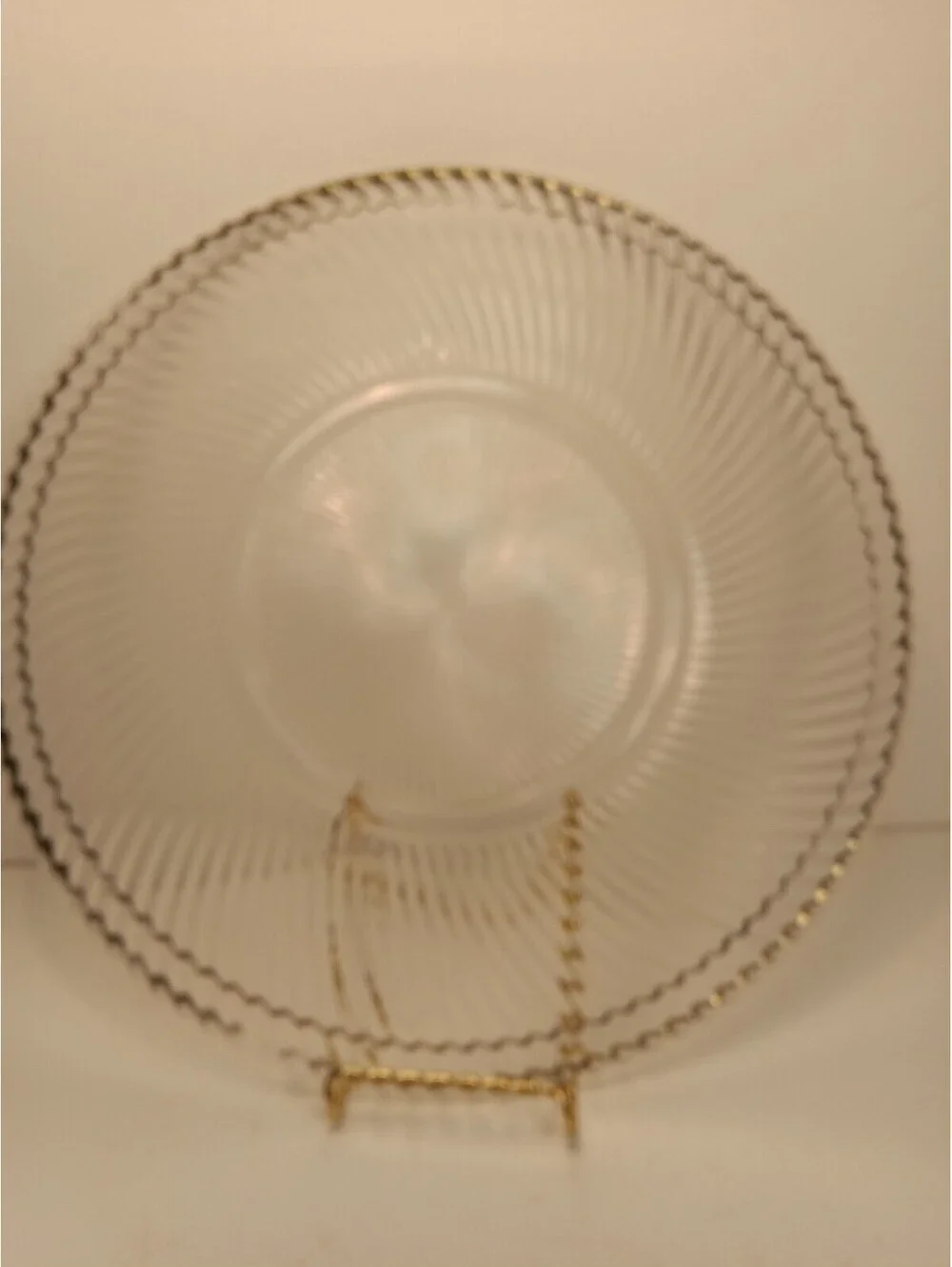 Vintage Federal Glass Diana Pattern 11.5