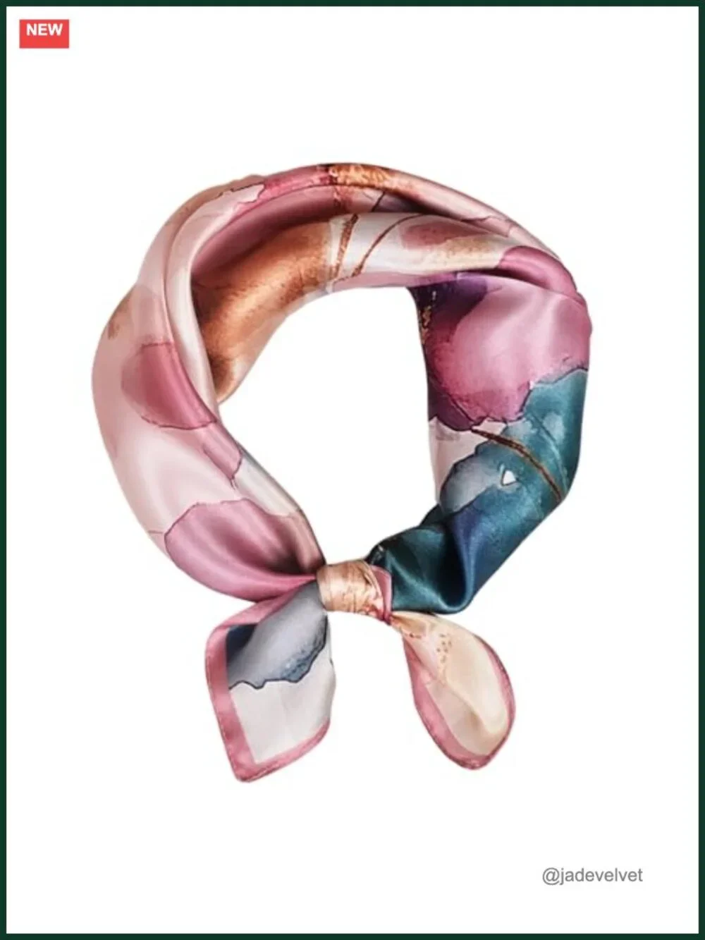 100% Mulberry Silk Neck Scarf 21