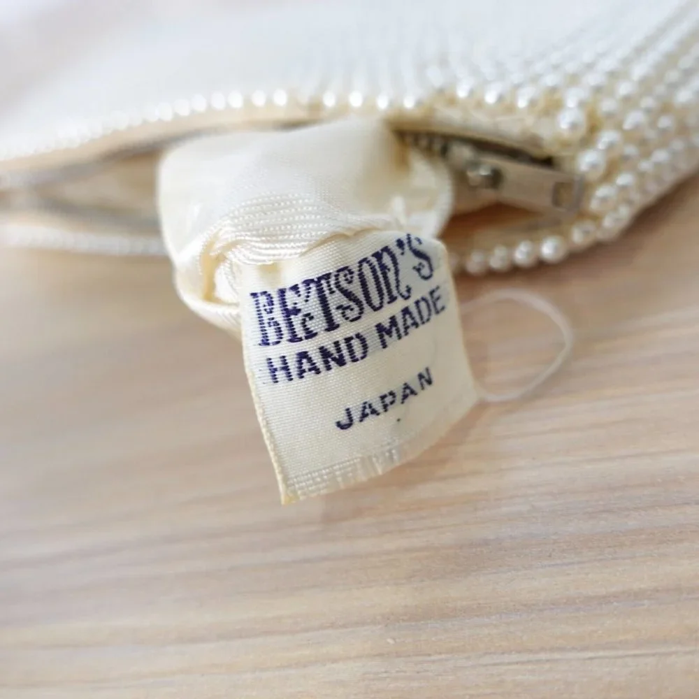 Vintage pearl clutch