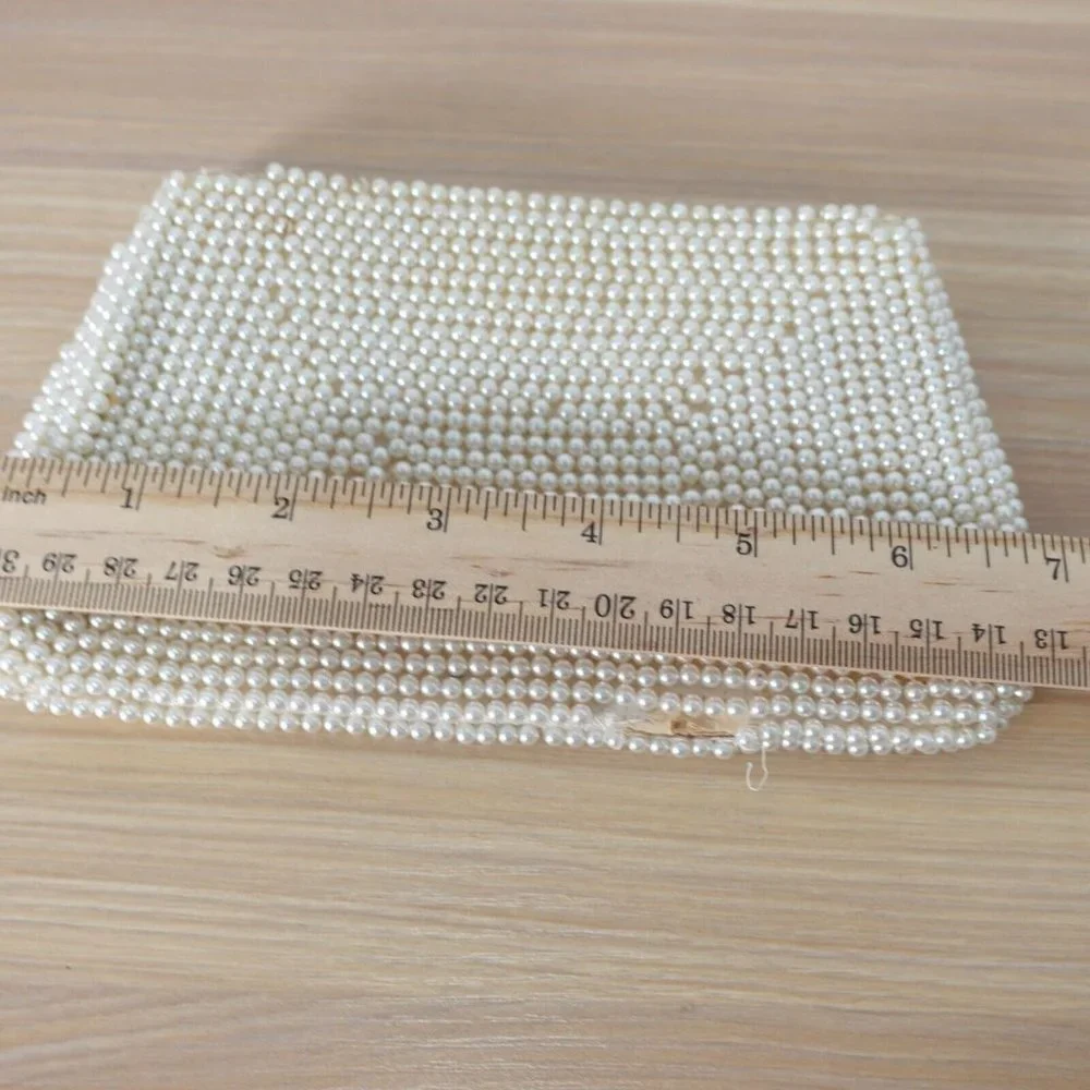 Vintage pearl clutch
