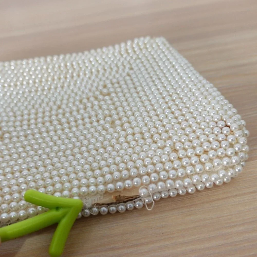 Vintage pearl clutch