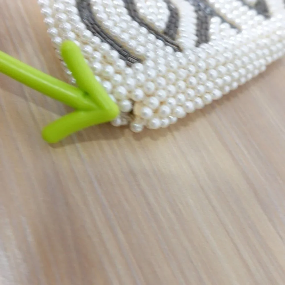 Vintage pearl clutch