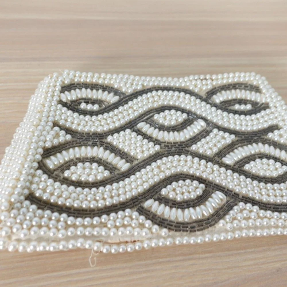 Vintage pearl clutch