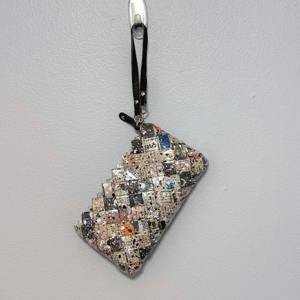 Nahui Ollin handcrafted wristlet