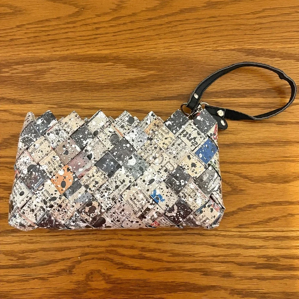 Nahui Ollin handcrafted wristlet