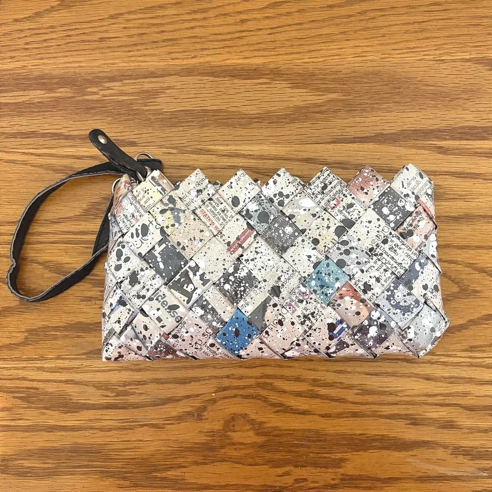 Nahui Ollin handcrafted wristlet