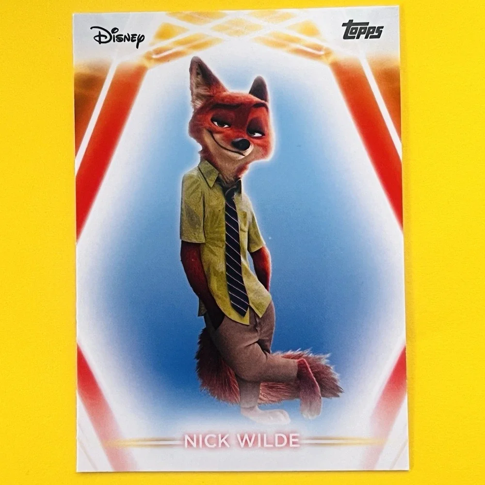 2026 Topps Neon Disney Nick Wilde #61 Zootopia‎ Base Card