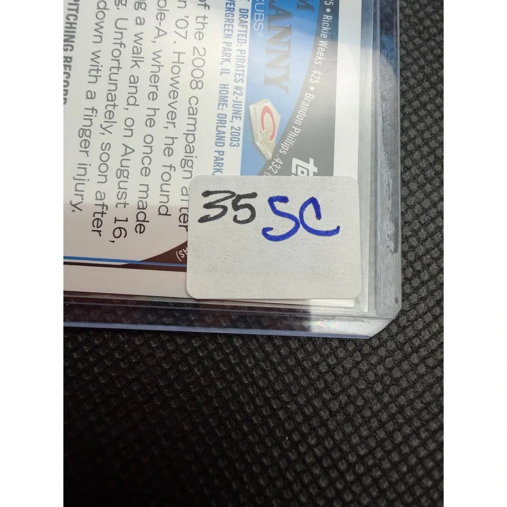Tom Gorzelanny Chicago Cubs‎ 2009 Topps UH35 Hand Signed Autograph Baseball Card