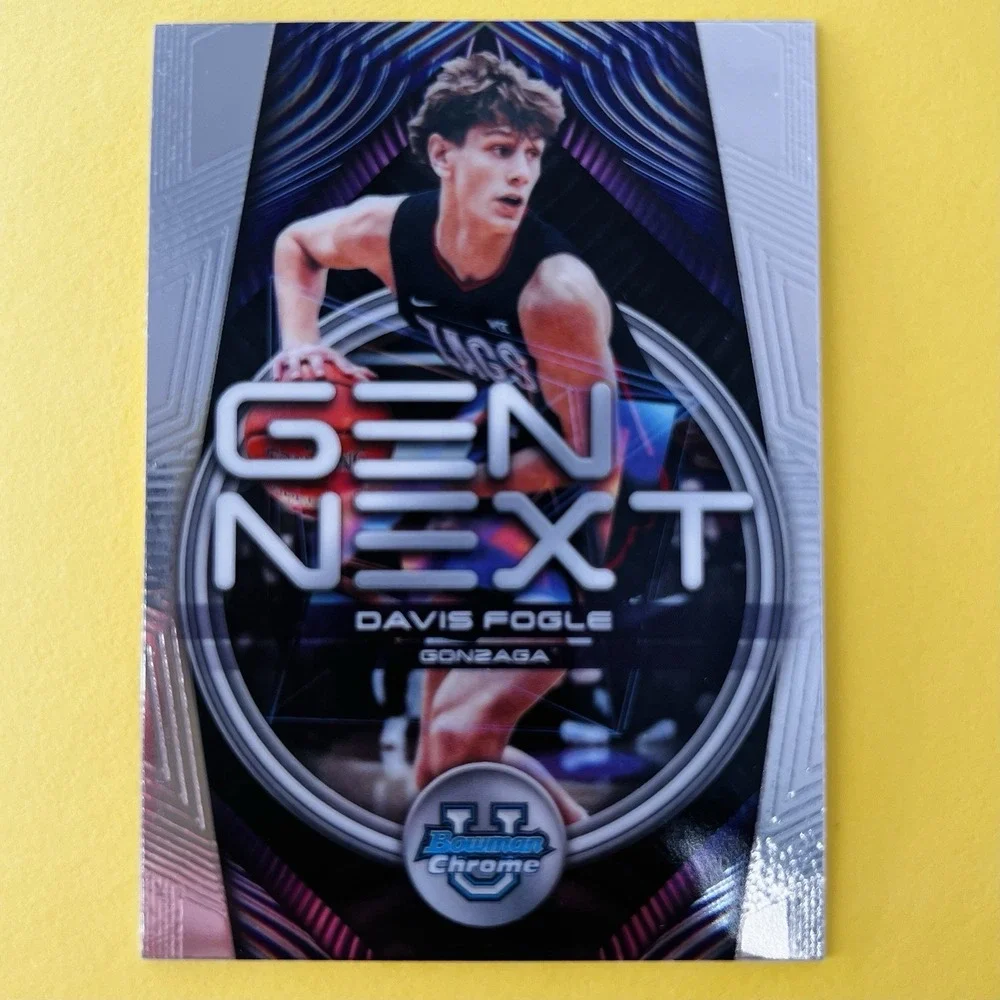2025/26 Bowman Chrome U‎ Basketball Davis Fogle Gen Next Insert GN-18 Gonzaga