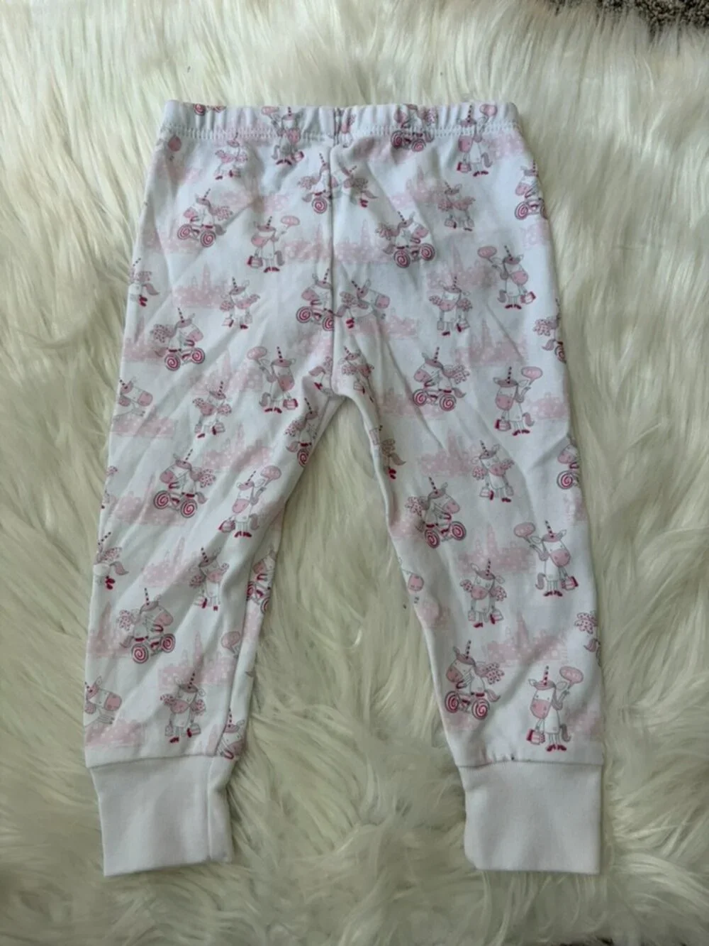 Kissy Kissy Pima Cotton Unicorn Pajama Set Girls 12-18 Months