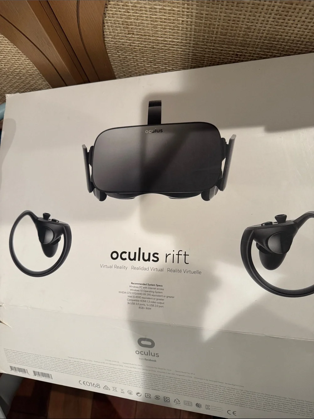 Oculus rift virtual