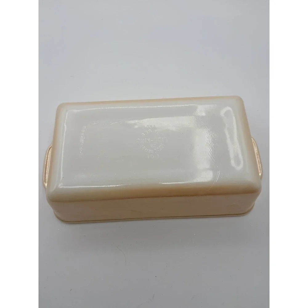 Vintage Fire-King Peach Lustre Bakeware Lot Casserole Baker Ramekins USA - 6 EA