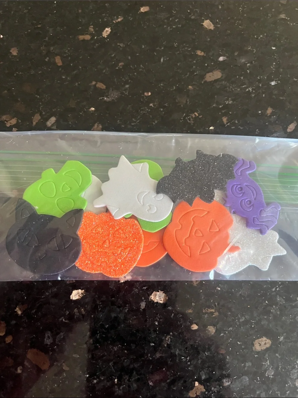 Halloween Treat Bags (100), Sticker (20) Sticker & Ribbon Bundle