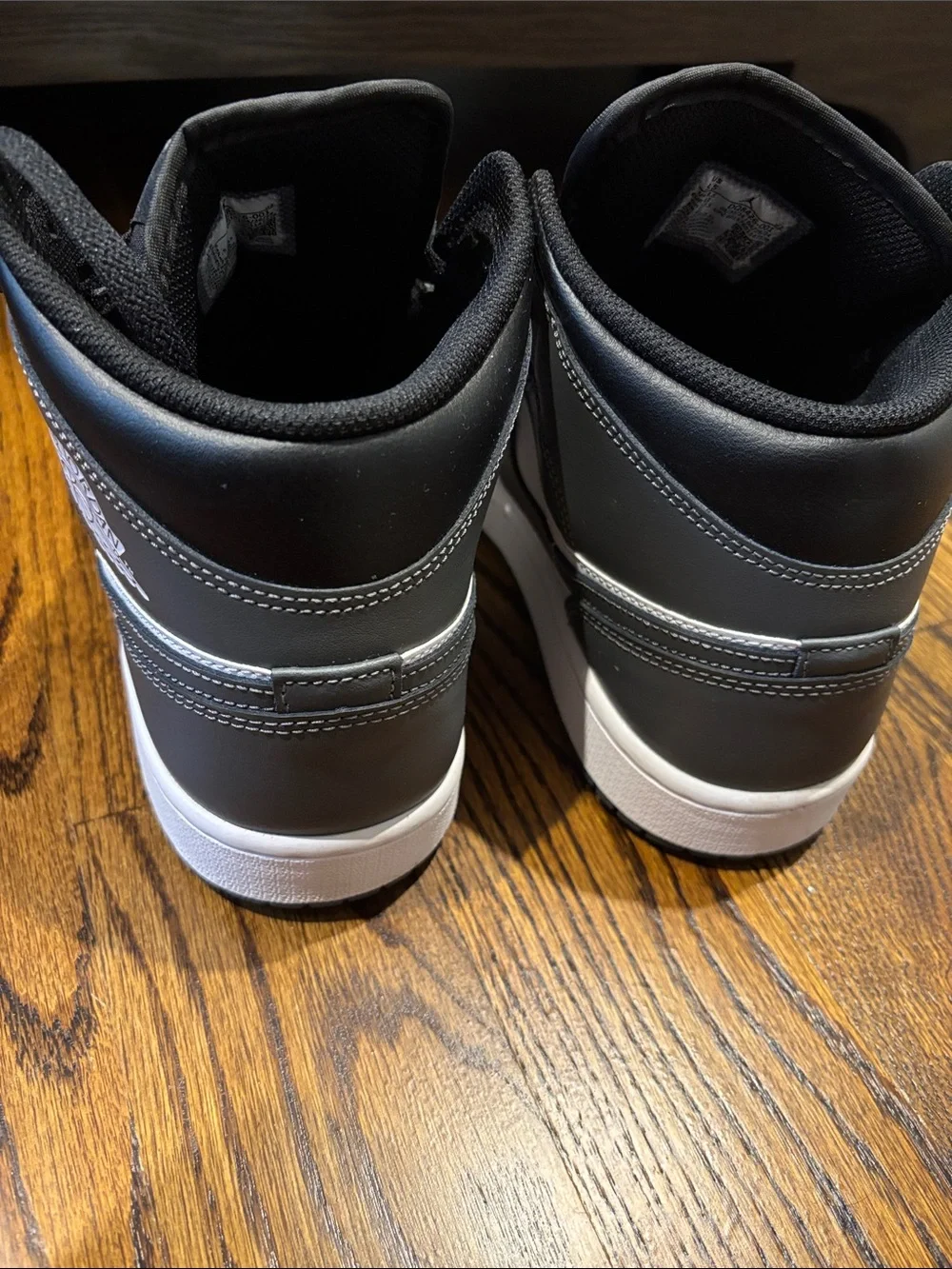 Jordan High-Top Sneakers in Black and White