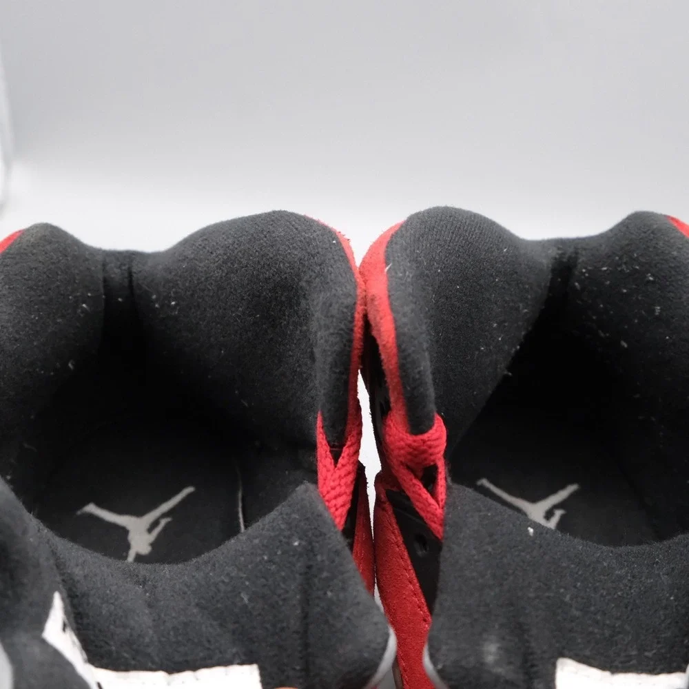 Jordan red suede