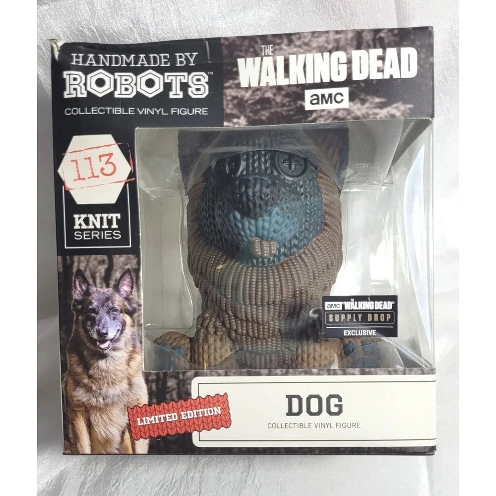 AMC TWD Handmade by Robots Knit Series Walking Dead‎ Dog Supply Drop Exclusive
