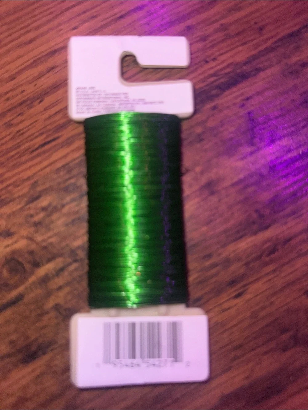 26 Gauge Green Floral Wire - 100 ft C1.Bk.R.2