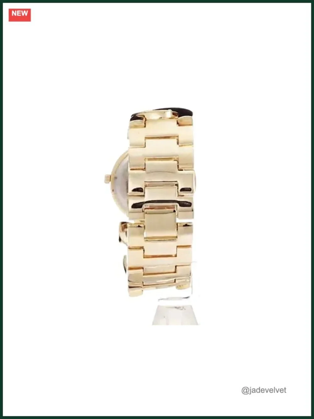Women's Quartz Analog Watch Crystal Water Resistant Bracelet 33mm