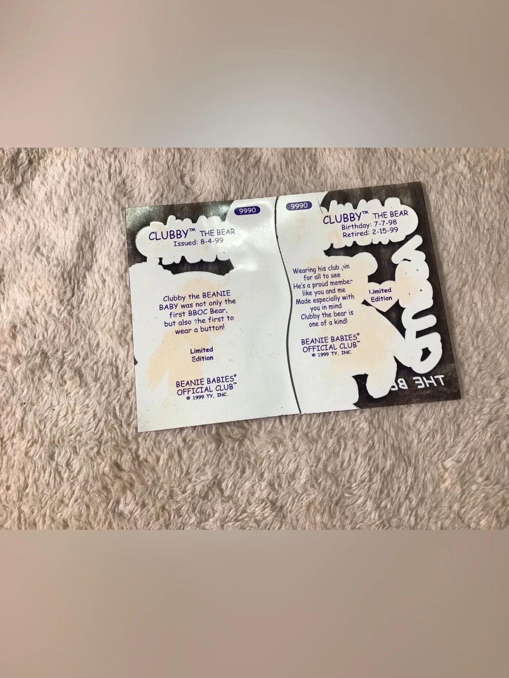 Ty Beanie Babies Collection Cards