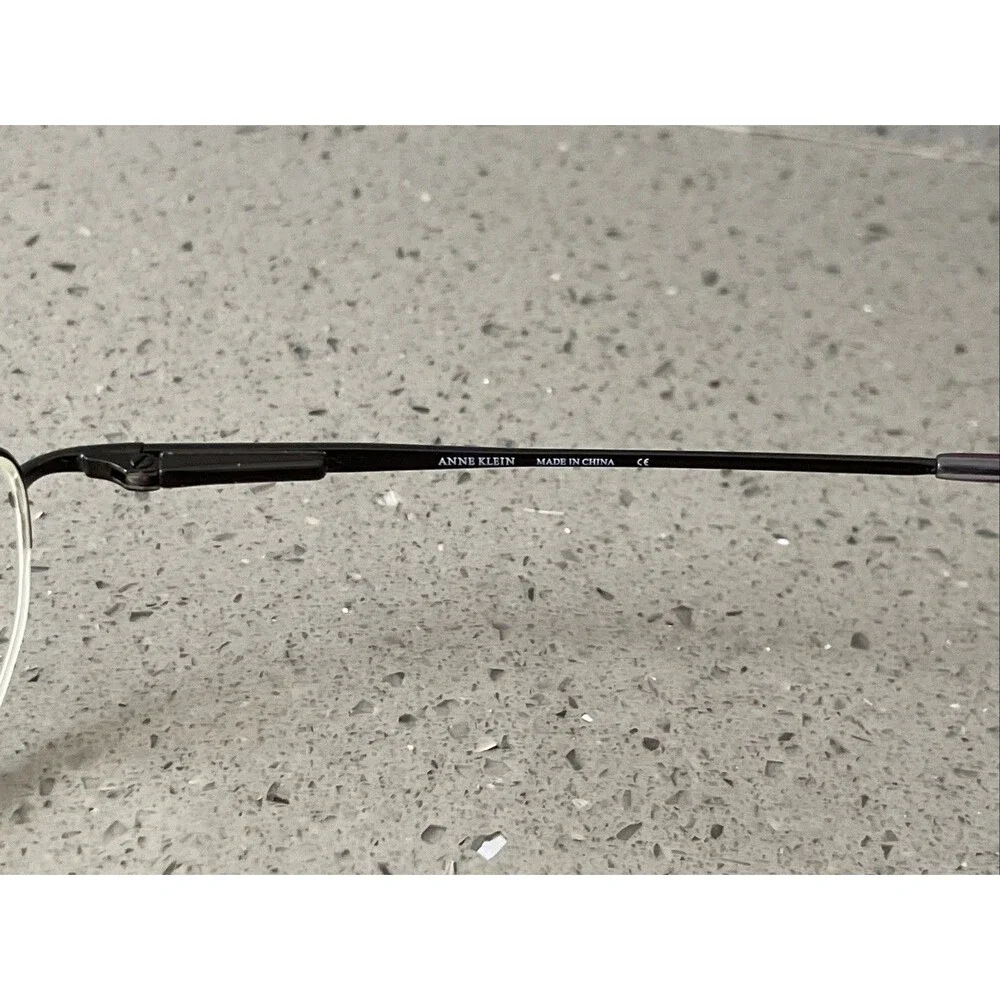 Anne Klein 9038 K1537-s Womens Eyeglasses 50-18-135 Frames Only Half Rim Oval