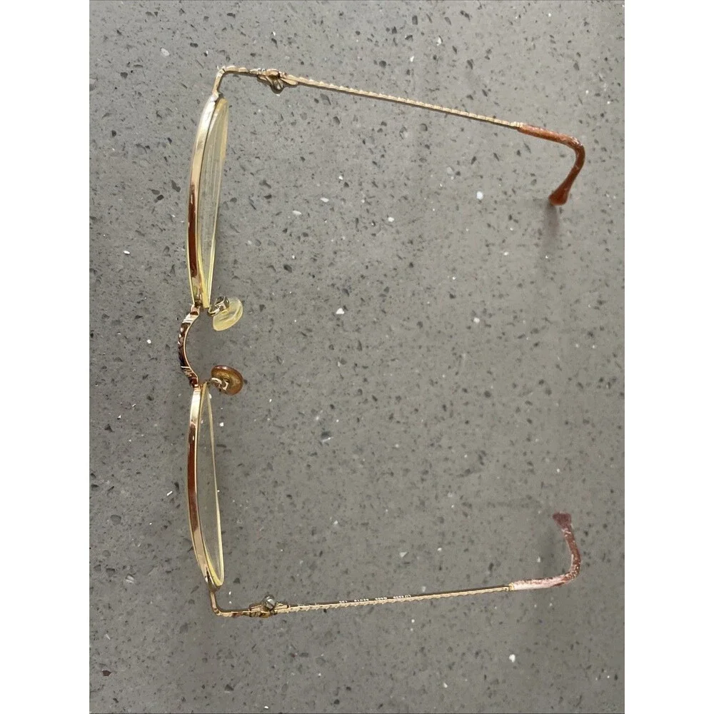 LUXOTTICA LU 2209 G505 GOLD MULTICOLOR EYEGLASSES GLASSES FRAMES ONLY 52-19-135