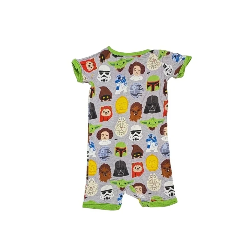 LIttle Sleepies Bamboo x Star Wars Short Romper 2T Whimsygoth Fantasy Toddler