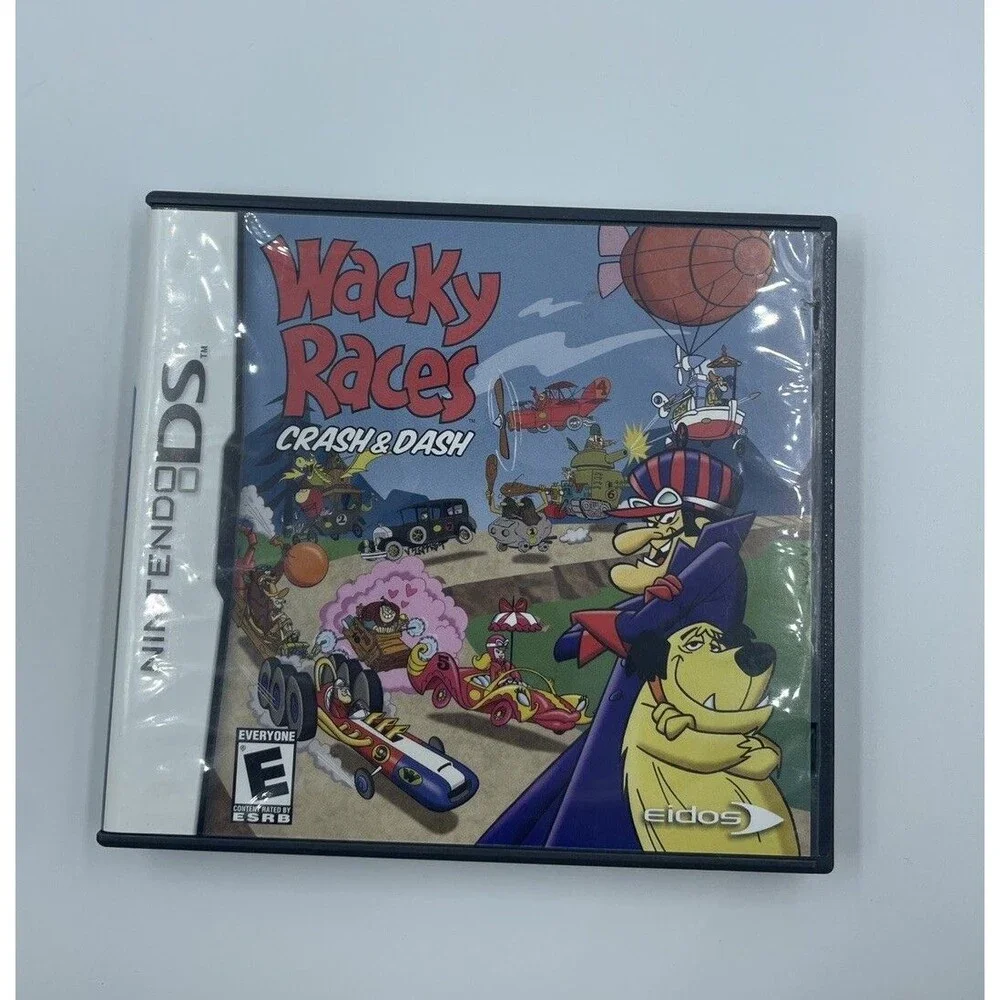 Wacky Races Crash And Dash NINTENDO DS- BOX CASE AND MANUAL ONLY - NO GAME-