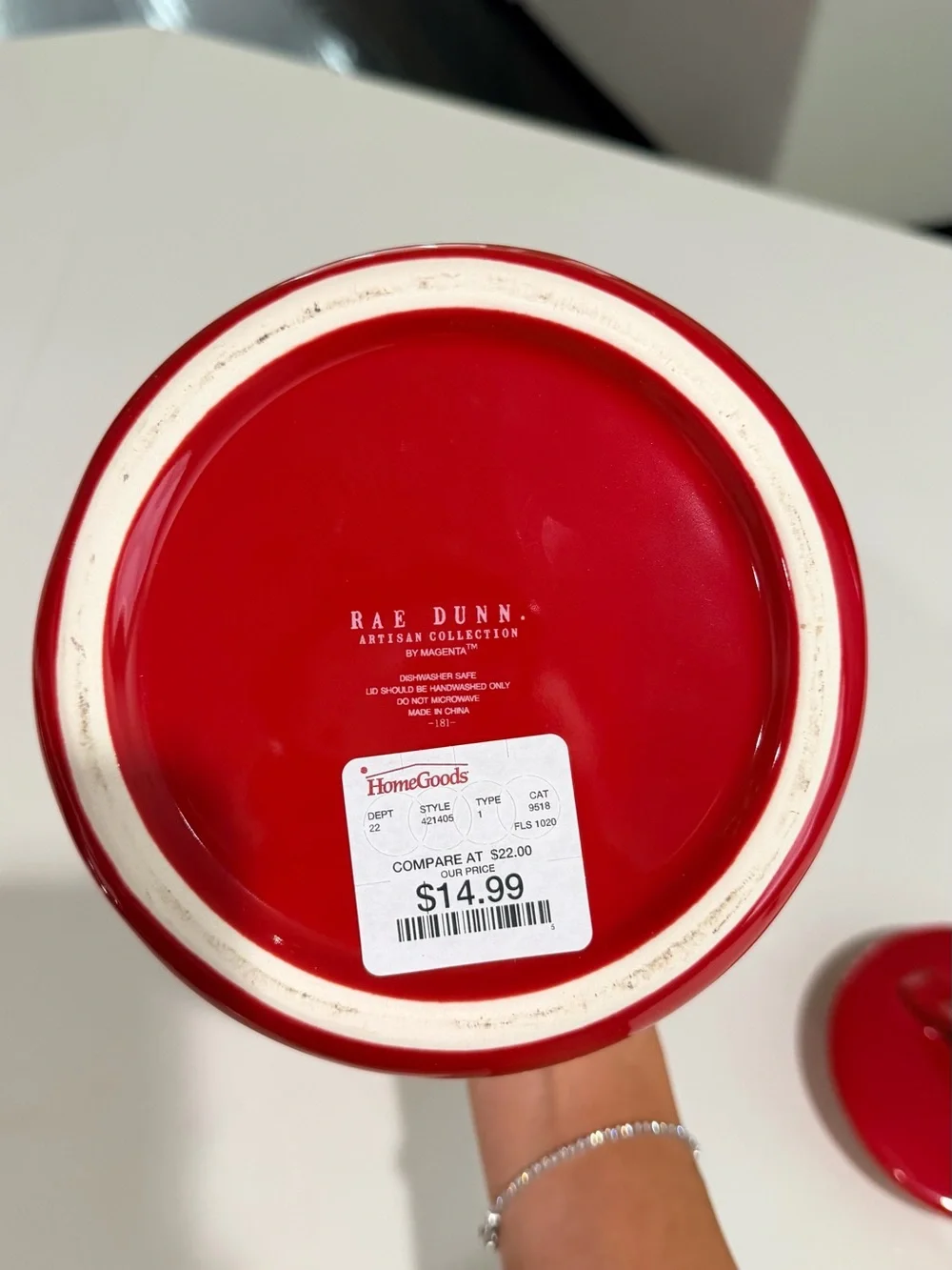 Rae Dunn bright red