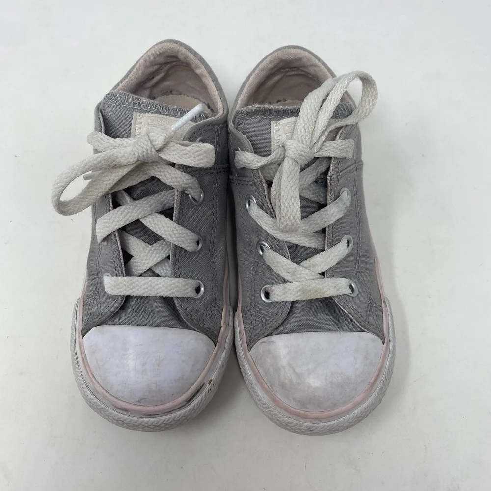 Converse Shoes Chuck Taylor One Star Sneaker Gray and Pink‎ Toddler Girl Size 9