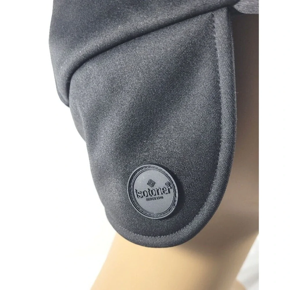 Isotoner Baseball Cap Hat with Neck Guard -‎ Black - Product Sample