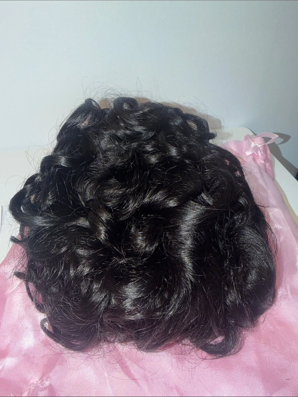 N/A curly hairpiece